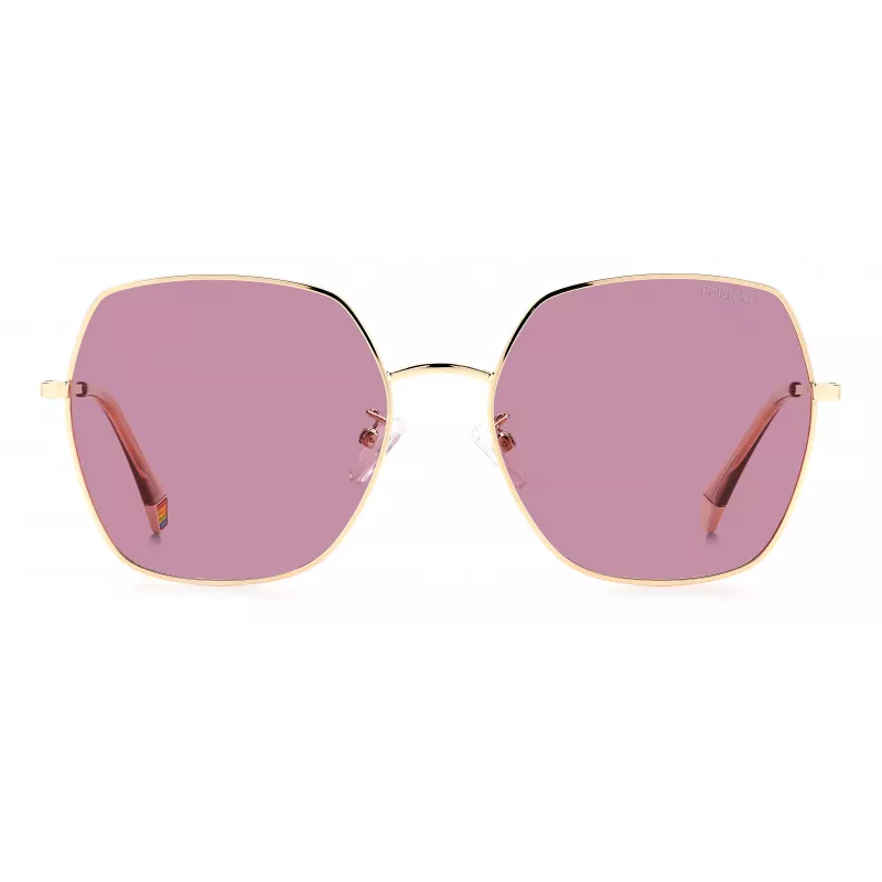 Polaroid PLD6178GSEYR0 Damen Polarisierte Sonnenbrille, Havana, 58mm