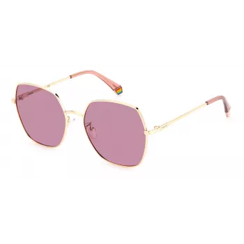 Polaroid PLD6178GSEYR0 Damen Polarisierte Sonnenbrille, Havana, 58mm