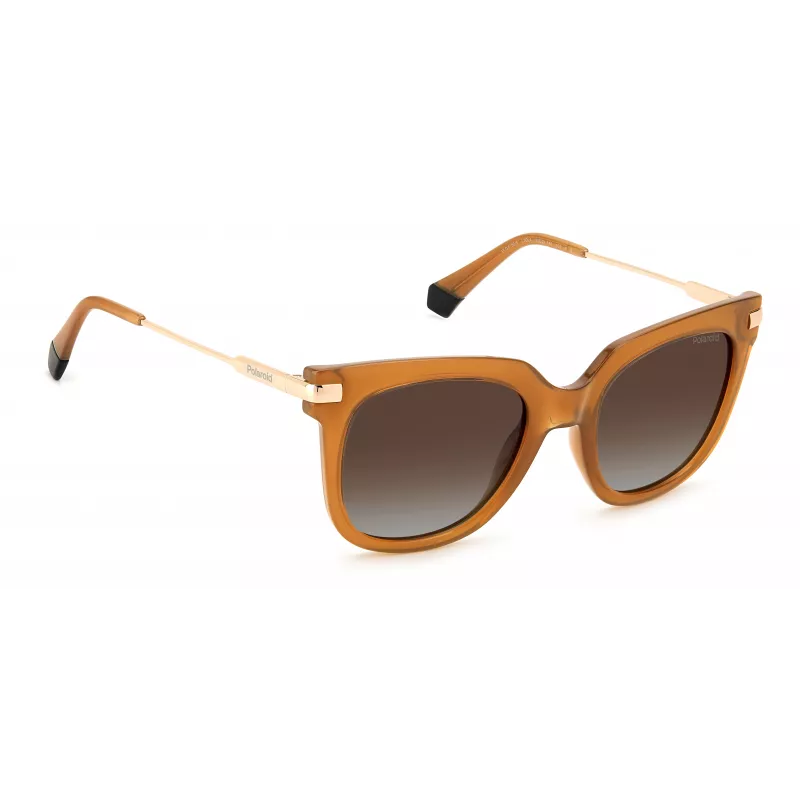 Polaroid PLD6180SL7QF1 Damen-Sonnenbrille - Havanna-Rahmen, braune polarisierte Gläser