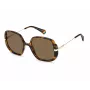 Polaroid PLD6181S086 Damen-Sonnenbrille eckig - Havana Braun