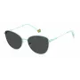 Polaroid PLD6188S5CB Damen-Sonnenbrille - Havanna-Acetatrahmen, braune polarisierte Gläser, 55 mm