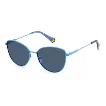 Polaroid PLD6188SMVU Damen-Sonnenbrille - Polarisiertes Quadratgestell 55mm