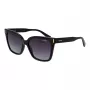 POLAROID PLD6192S54807 Damen-Rechteck-Sonnenbrille - Havana/Braun - 54/16/145 mm