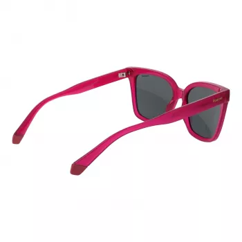Polaroid PLD6192S54MU1 Damen-Sonnenbrille, Havana, Braune polarisierte Gläser, 54 mm