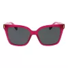 Polaroid PLD6192S54MU1 Damen-Sonnenbrille, Havana, Braune polarisierte Gläser, 54 mm