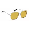 POLAROID PLD6194SX6LBF Damen eckige polarisierte Sonnenbrille - Havana/Braun