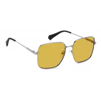 POLAROID PLD6194SX6LBF Damen eckige polarisierte Sonnenbrille - Havana/Braun