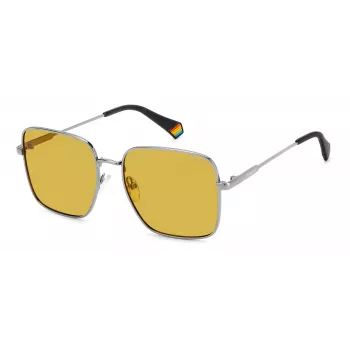 POLAROID PLD6194SX6LBF Damen eckige polarisierte Sonnenbrille - Havana/Braun