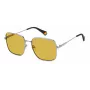 POLAROID PLD6194SX6LBF Damen eckige polarisierte Sonnenbrille - Havana/Braun