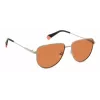 Polaroid PLD6196SX2M8F Unisex Square Sonnenbrille - Havana Rahmen, Braune Polarized TAC Gläser, 56mm