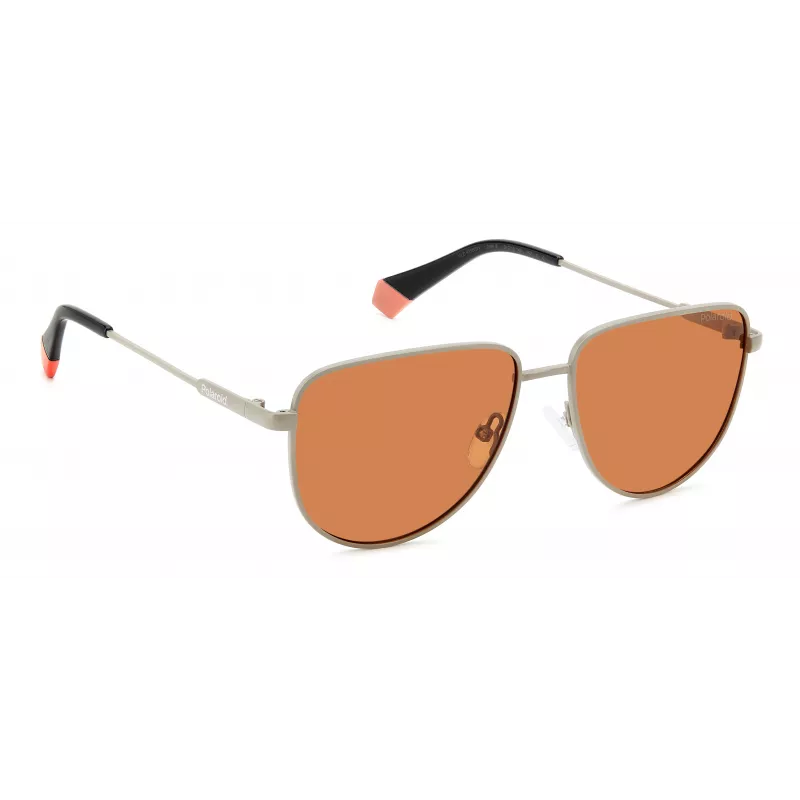 Polaroid PLD6196SX2M8F Unisex Square Sonnenbrille - Havana Rahmen, Braune Polarized TAC Gläser, 56mm