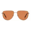 Polaroid PLD6196SX2M8F Unisex Square Sonnenbrille - Havana Rahmen, Braune Polarized TAC Gläser, 56mm