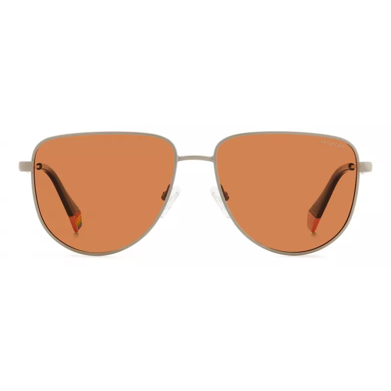 Polaroid PLD6196SX2M8F Unisex Square Sonnenbrille - Havana Rahmen, Braune Polarized TAC Gläser, 56mm