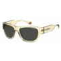 Polaroid PLD6197/S MC40G Unisex Square Sonnenbrille - Polarisierte graue Gläser, schwarzer Rahmen