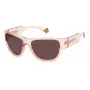 Polaroid PLD6197S Sonnenbrille Unisex Havana Rahmen Grüne Polarisierte Linse 55mm