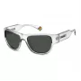 POLAROID PLD6197SKB7F5 Unisex Sonnenbrille Havana Braun Square Frame Braune polarisierte Gläser 55/18/130 mm