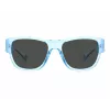 POLAROID PLD6197SMVU Unisex Rechteck-Sonnenbrille Polarisiert UV400 55mm