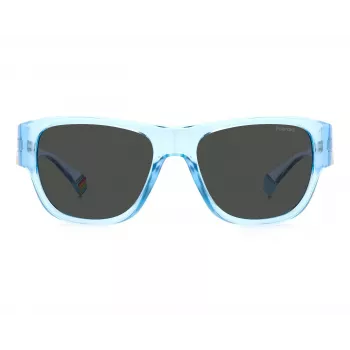 POLAROID PLD6197SMVU Unisex Rechteck-Sonnenbrille Polarisiert UV400 55mm