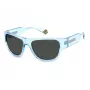POLAROID PLD6197SMVU Unisex Rechteck-Sonnenbrille Polarisiert UV400 55mm