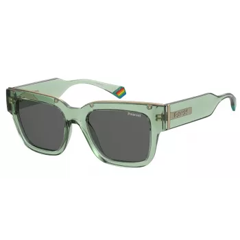 POLAROID PLD6198SXMC1E Unisex Square Sonnenbrille Havana 52mm
