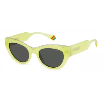 Polaroid PLD6199SX6DX Damen eckige Sonnenbrille - Havana/Braun - Polarisiert UV400