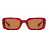 POLAROID PLD6208SXC9AF Damen Polarisierte Sonnenbrille - Schwarzer Rahmen Graue Gläser 52mm