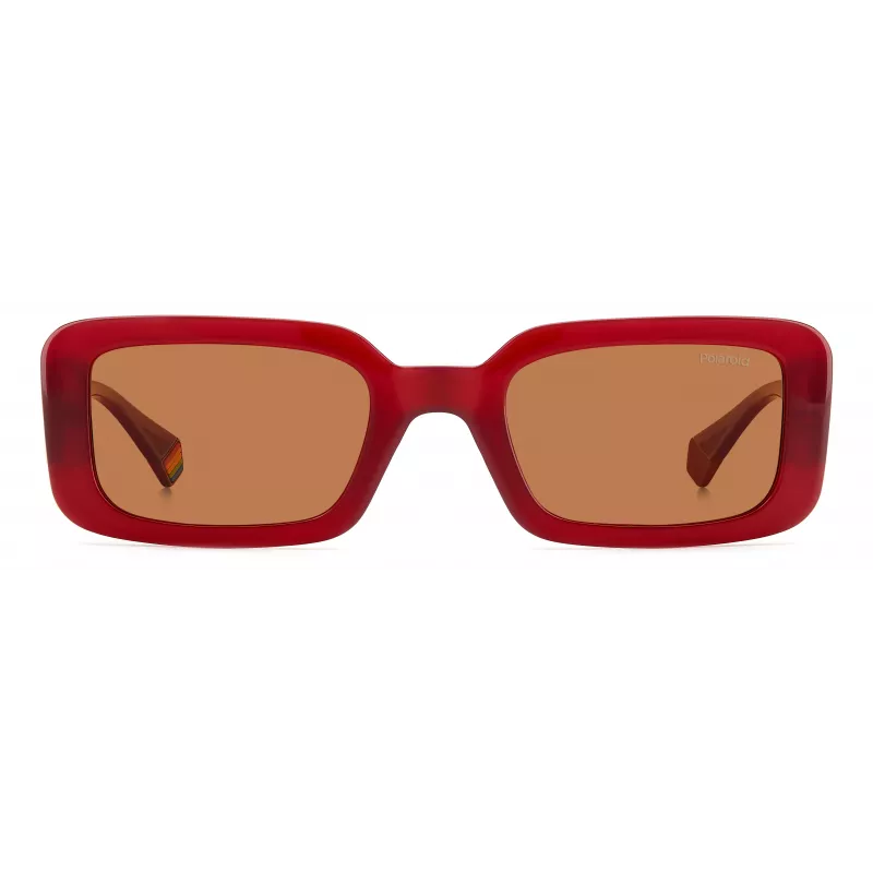 POLAROID PLD6208SXC9AF Damen Polarisierte Sonnenbrille - Schwarzer Rahmen Graue Gläser 52mm