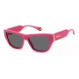 POLAROID PLD6210SXMU1 Damen Polarisierte Sonnenbrille Havana Braun Verlauf 55mm