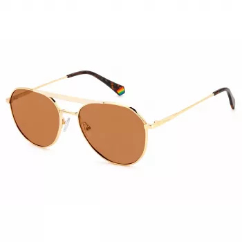 Polaroid PLD6211/S Unisex-Sonnenbrille Havanna Rahmen Grüne Polariserte Gläser 57mm