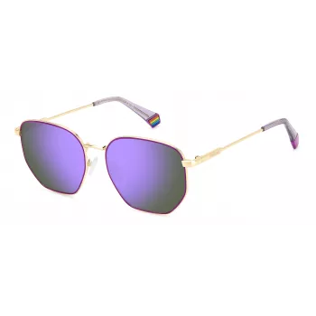Polaroid PLD6214SXS9E Unisex Sonnenbrille - Havanna/Brauner Rahmen, Braune polarisierte Gläser, 56 mm