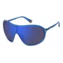 POLAROID PLD6216SPJP Unisex Square Pilot Sonnenbrille Havana Grün Polarisiert