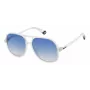 POLAROID PLD6217S2M4 Unisex Rechteckige Sonnenbrille - Schwarzer Rahmen Graue Gläser 57mm