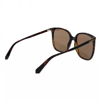 Polaroid PLD6218S56086 Damen Aviator Sonnenbrille Havana Braun Polarisiert 56mm