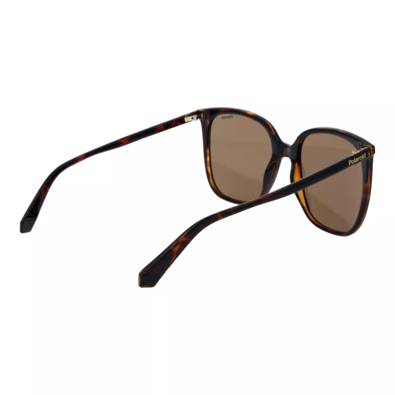 Polaroid PLD6218S56086 Damen Aviator Sonnenbrille Havana Braun Polarisiert 56mm