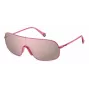 POLAROID PLD6222SMU1 Unisex Sonnenbrille - Polarisiertes Quadratgestell Schwarz/Grau