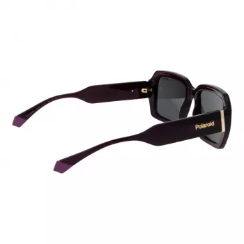 POLAROID PLD6223SX54B3 Unisex Rechteck-Sonnenbrille - Havana Braun - 54/19/140 mm