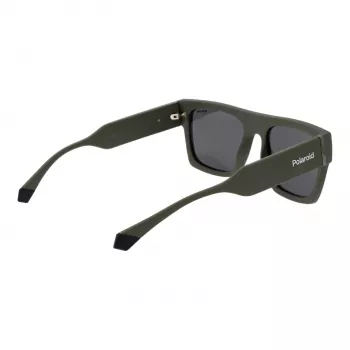 POLAROID PLD6224SX543Y Unisex Rechteck-Sonnenbrille Havana Grün 54mm