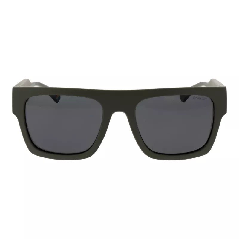 POLAROID PLD6224SX543Y Unisex Rechteck-Sonnenbrille Havana Grün 54mm