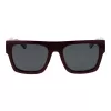 Polaroid PLD6224SX54LH Unisex-Sonnenbrille - Schwarzer Rahmen, graue Gläser, 54 mm