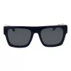 Polaroid PLD6224SX54PJ Unisex Sonnenbrille - Schwarzer Rahmen, graue polarisierte Gläser, 54 mm