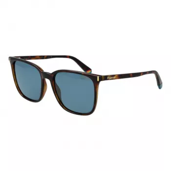 POLAROID PLD6226S54086 Damen-Sonnenbrille Havana Braun Rechteckig Polarisiert 54mm