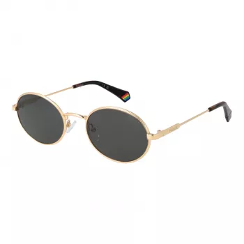 Polaroid PLD6228SX5300 Unisex Sonnenbrille - Schwarzer Rahmen Graue Gläser 53mm