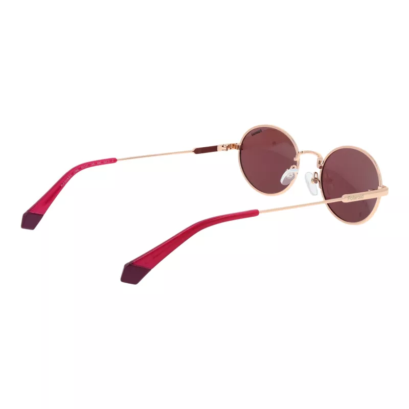 Polaroid PLD6228SX53LT Unisex Rechteck-Sonnenbrille - Havanna-Rahmen, braune polarisierte Gläser - 53 mm