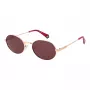 Polaroid PLD6228SX53LT Unisex Rechteck-Sonnenbrille - Havanna-Rahmen, braune polarisierte Gläser - 53 mm