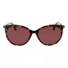POLAROID PLD6231S55086 Damen Cat-Eye-Sonnenbrille - Havanna-Gestell, braune polarisierte Gläser, UV400