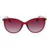 POLAROID PLD6231S55QHO Damen eckige polarisierte Sonnenbrille - Havanna Rahmen, braune Gläser, 55 mm