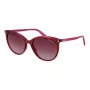 POLAROID PLD6231S55QHO Damen eckige polarisierte Sonnenbrille - Havanna Rahmen, braune Gläser, 55 mm