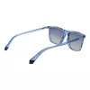 Polaroid PLD6232S55PJP Herren Rechteckige Sonnenbrille - Schwarzer Rahmen Graue Polarisierte Gläser 55/17/140 mm