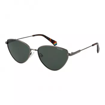 Polaroid PLD6234SX57AS Damen Polarisierte Sonnenbrille - Schwarzer Rahmen Graue Gläser 57mm