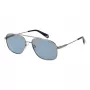 Polaroid PLD6235SX56V8 Herren Polarized Sonnenbrille Quadratisch Grauer Rahmen Graue Gläser 56mm
